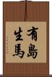 有島生馬 Scroll