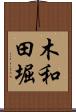 木和田堀 Scroll