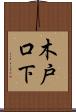 木戸口下 Scroll