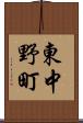 東中野町 Scroll