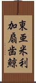 東亜米利加扇歯鯨 Scroll