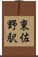 東佐野駅 Scroll