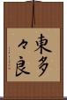 東多々良 Scroll