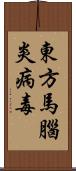 東方馬腦炎病毒 Scroll