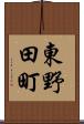 東野田町 Scroll