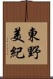 東野美紀 Scroll