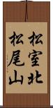 松室北松尾山 Scroll