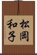 松岡和子 Scroll