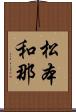 松本和那 Scroll