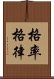 格率 Scroll