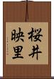 桜井映里 Scroll