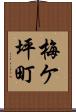梅ケ坪町 Scroll