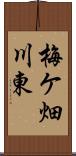 梅ケ畑川東 Scroll