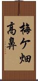 梅ケ畑高鼻 Scroll