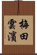 梅田雲濱 Scroll