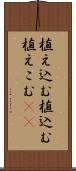 植え込む Scroll