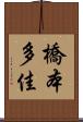 橋本多佳 Scroll