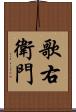 歌右衛門 Scroll