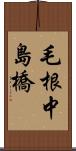 毛根中島橋 Scroll