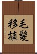 毛髪移植 Scroll