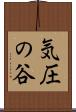 気圧の谷 Scroll