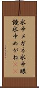水中メガネ Scroll
