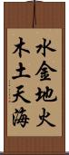 水金地火木土天海 Scroll