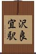 沢良宜駅 Scroll
