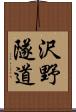 沢野隧道 Scroll