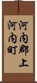 河内郡上河内町 Scroll