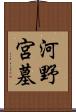 河野宮墓 Scroll