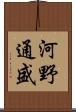 河野通盛 Scroll
