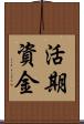 活期資金 Scroll
