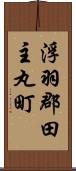 浮羽郡田主丸町 Scroll