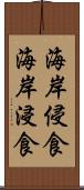 海岸侵食 Scroll