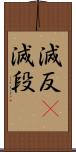 減反(P) Scroll
