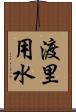 渡里用水 Scroll
