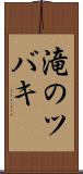 滝のツバキ Scroll