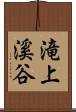 滝上溪谷 Scroll