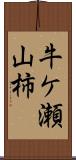 牛ケ瀬山柿 Scroll