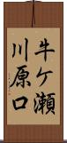 牛ケ瀬川原口 Scroll