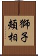 獅子頰相 Scroll