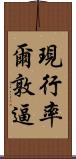 現行率爾敦逼 Scroll