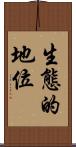 生態的地位 Scroll