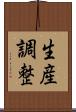 生産調整 Scroll