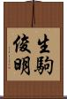 生駒俊明 Scroll