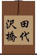 田代沢橋 Scroll
