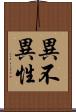 異不異性 Scroll