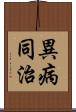 異病同治 Scroll