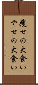 痩せの大食い Scroll